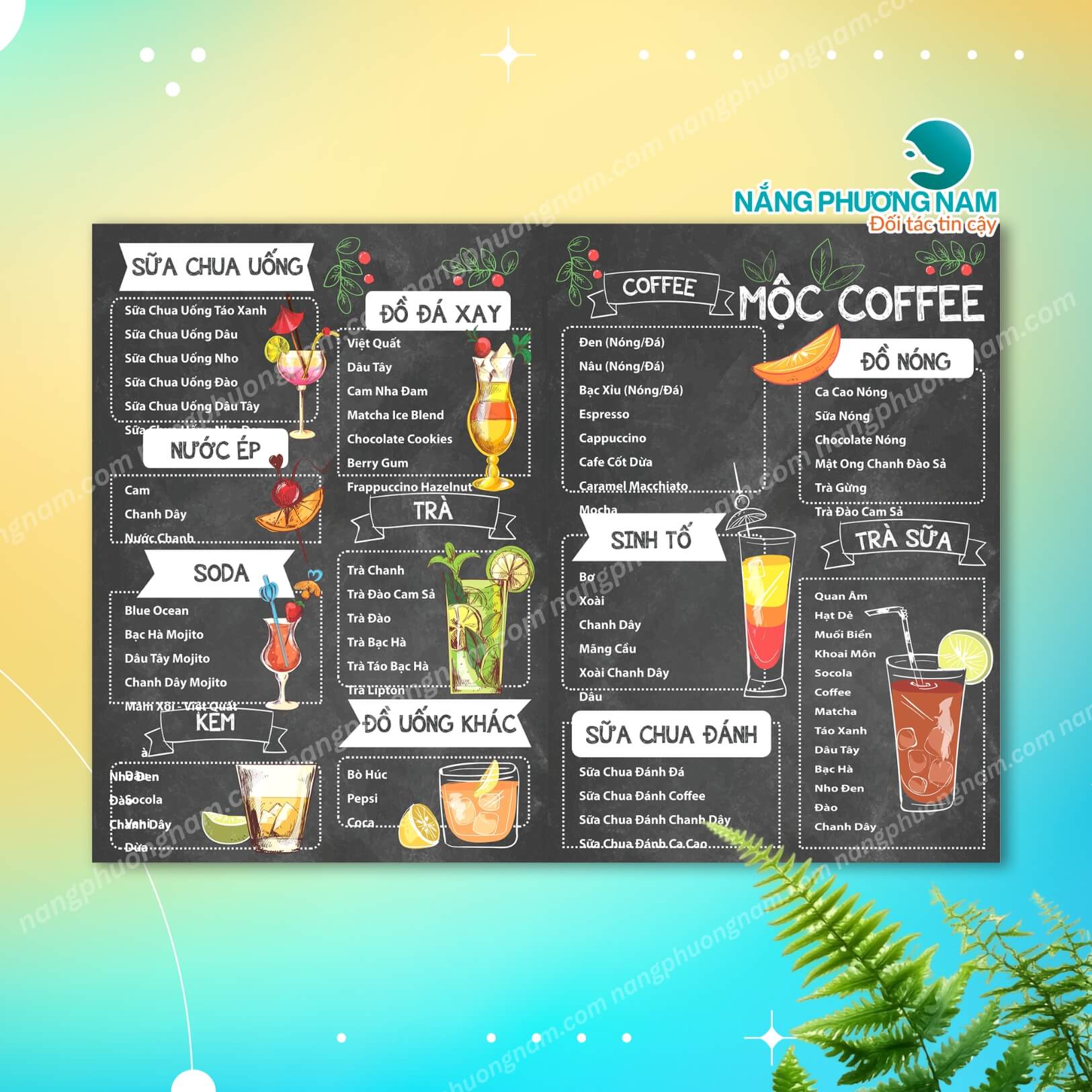 thiet-ke-in-menu-quan-nuoc thiết kế in menu quán nước đẹp