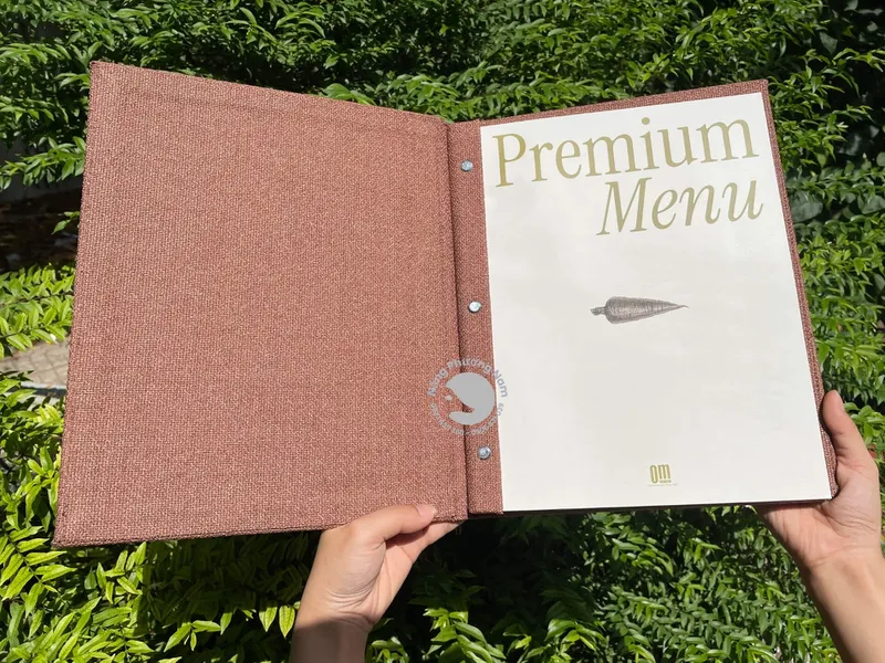 Đừng In Menu Nếu Chưa Xem Qua 20+ Mẫu Menu Vải Sang Trọng Này.