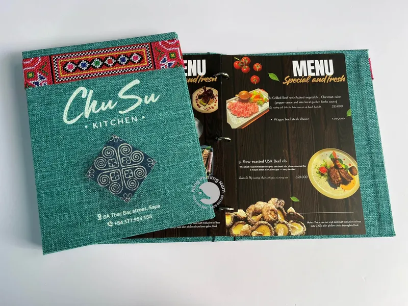 Đừng In Menu Nếu Chưa Xem Qua 20+ Mẫu Menu Vải Sang Trọng Này.