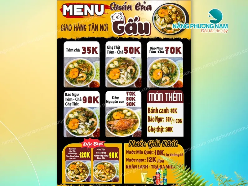 30+ Mẫu Menu Quán Nhậu Hot Nhất – Quán Mới Khai Trương Không Nên Bỏ Qua.