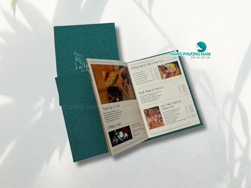 Khám phá mẫu in menu spa đẹp được ưa chuộng hiện nay