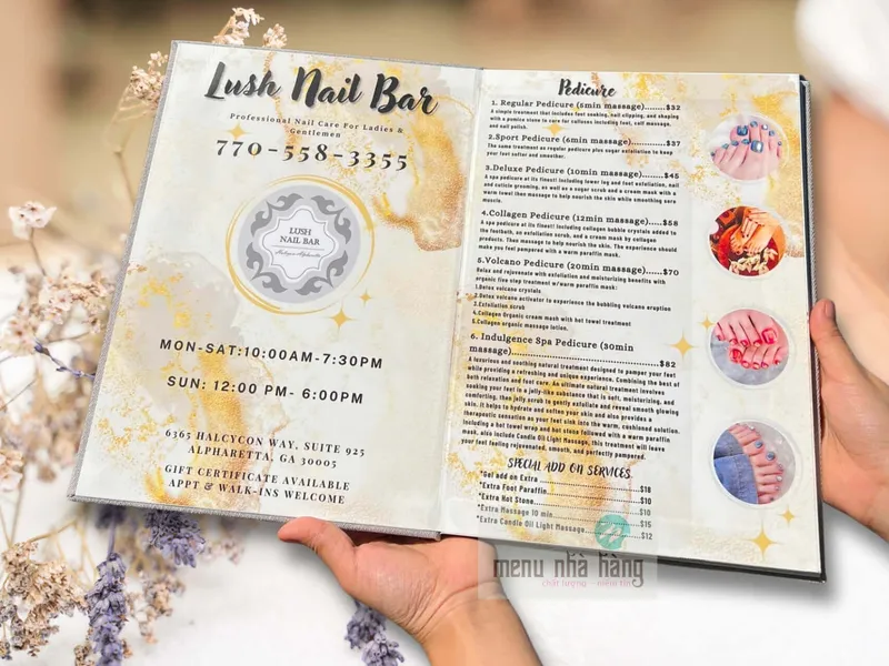 Top 20+ mẫu in menu spa đẹp theo yêu cầu, thể hiện cá tính riêng