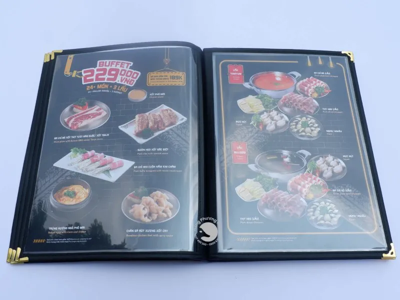50+ Mẫu Menu Nhà Hàng Đẹp Nhất, Sang, Bền, Thiết Kế Đa Dạng