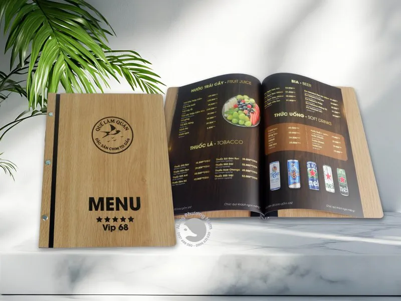 50+ Mẫu Menu Nhà Hàng Đẹp Nhất, Sang, Bền, Thiết Kế Đa Dạng