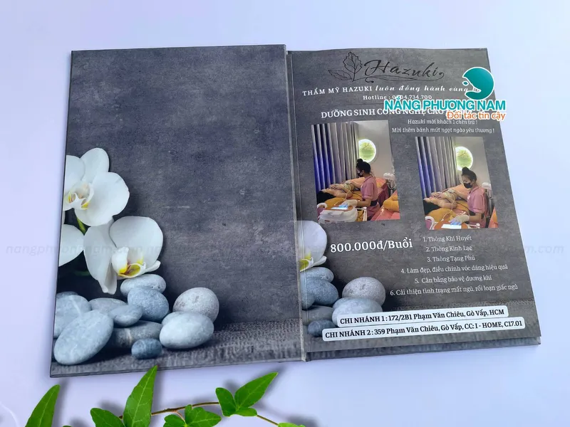 Menu Spa Đẹp – Thiết Kế Sang Trọng, Hiện Đại, Thu Hút Khách Hàng
