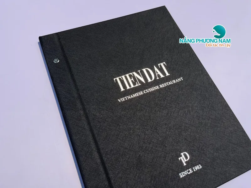 Menu bìa da A4 – Lựa chọn hàng đầu cho nhà hàng theo phong cách sang trọng