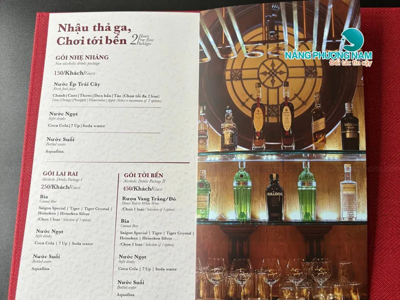 Làm menu quán nước tại Nắng Phương Nam - In bền đẹp, dễ đọc, đúng gu quán