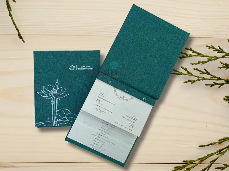 Menu Quán Chay Đẹp – Gợi Ý Mẫu Menu Phù Hợp Cho Quán Chay