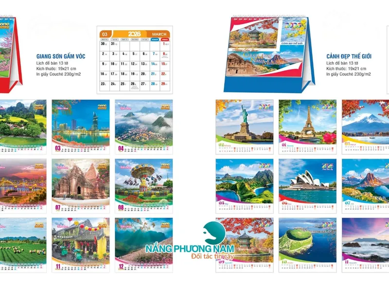 99+ Mẫu In Lịch Tết 2026 Hot Nhất, Thiết Kế Độc Lạ, Sang Trọng, Ấn Tượng.