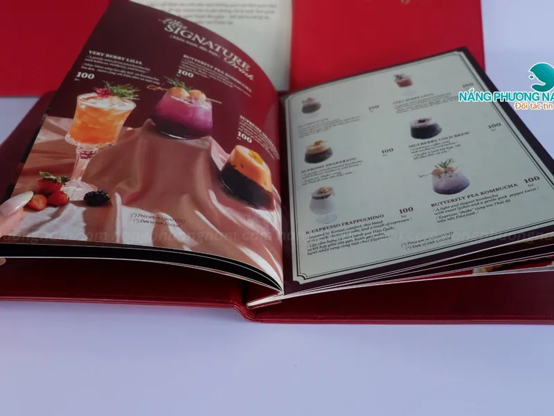 Làm Menu Đẹp Theo Yêu Cầu, Thiết Kế Menu Theo Yêu Cầu