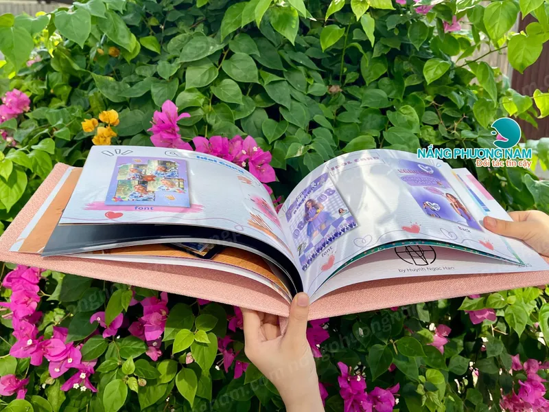 Mẫu in portfolio đẹp, bí quyết ghi điểm ngay từ cái nhìn đầu tiên.