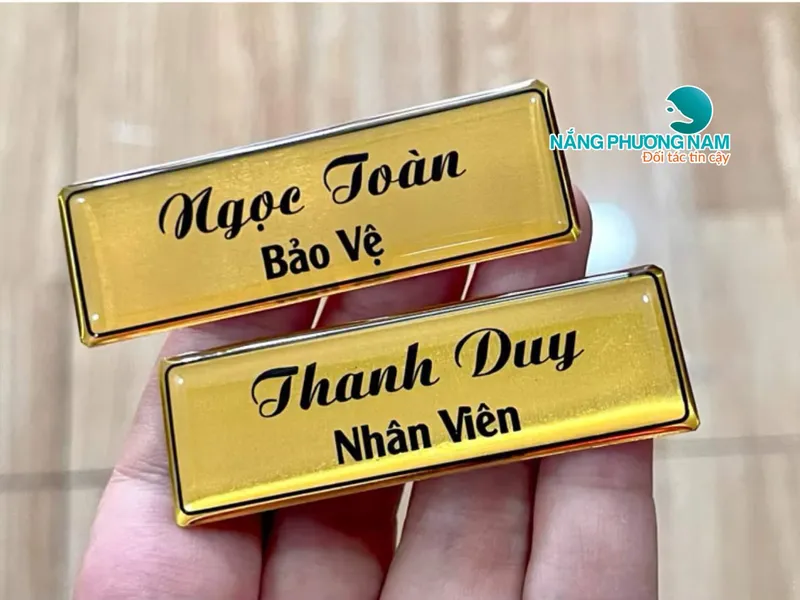 In bảng tên cài áo theo yêu cầu tại Thành Phố Hồ Chí Minh