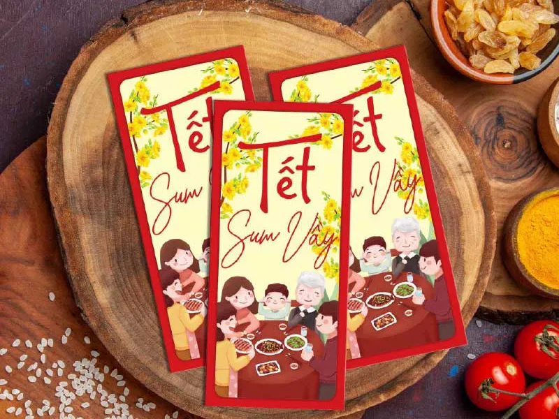 In bao lì xì theo yêu cầu, giá rẻ, nhận in bất kỳ số lượng