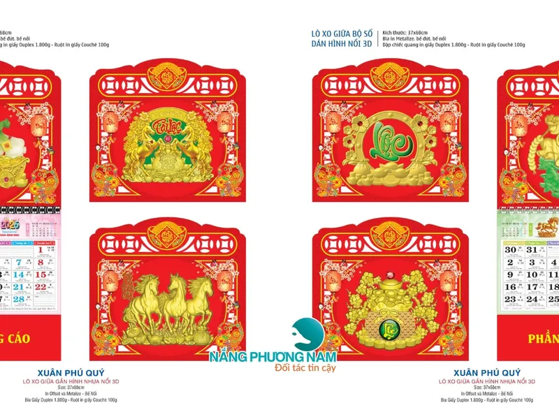 99+ Mẫu In Lịch Tết 2026 Hot Nhất, Thiết Kế Độc Lạ, Sang Trọng, Ấn Tượng.