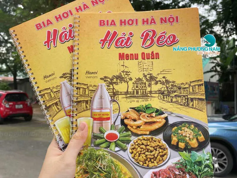 Thiết kế & in menu quán nhậu độc đáo, thu hút khách hàng