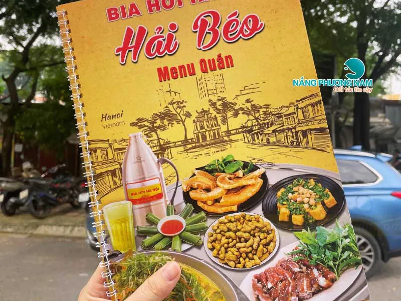 Thiết kế & in menu quán nhậu độc đáo, thu hút khách hàng