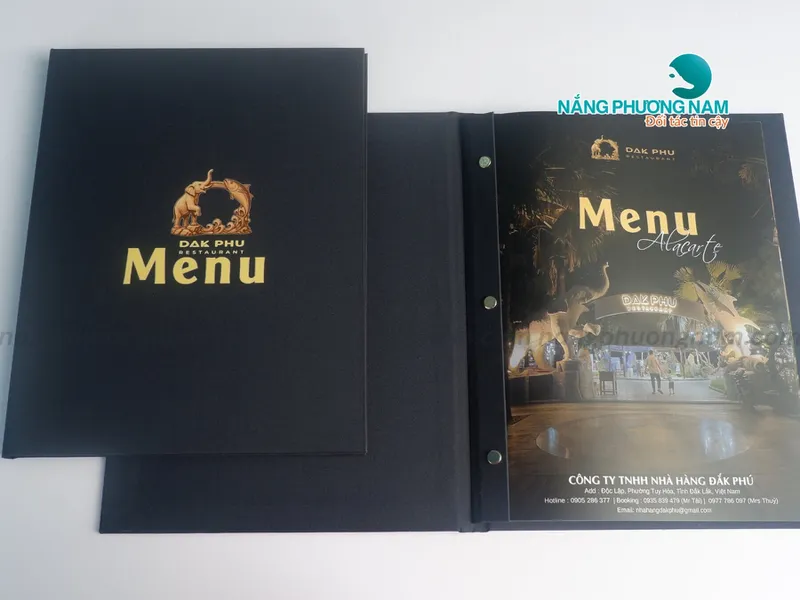 Bìa Menu Đẹp Bằng Vải - Bí Quyết Tạo Ấn Tượng Khó Quên, Thu Về Lợi Nhuận Gấp Đôi.