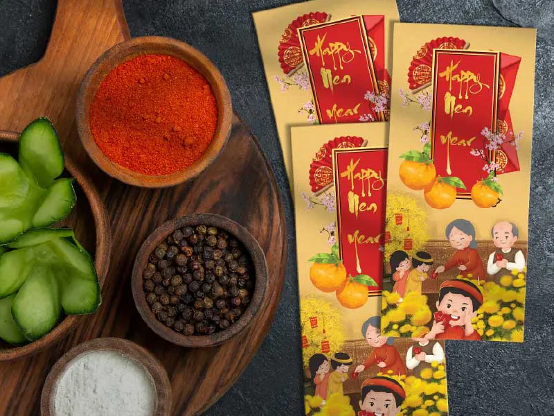 In bao lì xì theo yêu cầu, giá rẻ, nhận in bất kỳ số lượng
