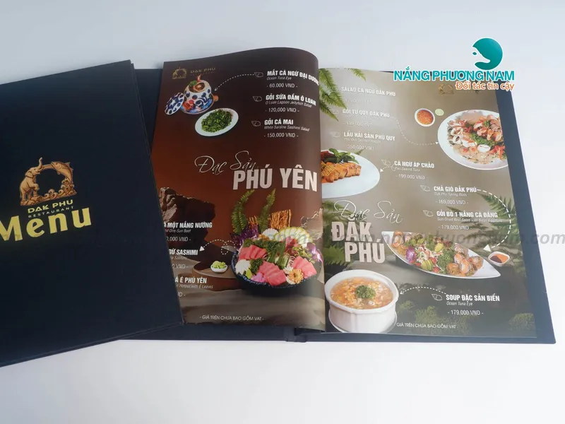 Bìa Menu Đẹp Bằng Vải - Bí Quyết Tạo Ấn Tượng Khó Quên, Thu Về Lợi Nhuận Gấp Đôi.