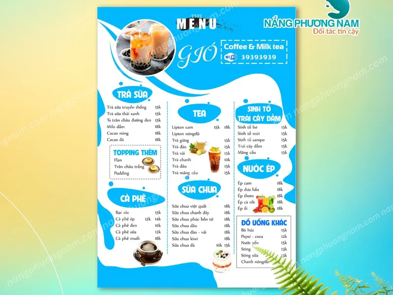 50+ Mẫu Menu Quán Cafe Được Yêu Thích Nhất – Đa Phong Cách, Đa Chất Liệu