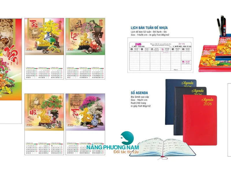 99+ Mẫu In Lịch Tết 2026 Hot Nhất, Thiết Kế Độc Lạ, Sang Trọng, Ấn Tượng.