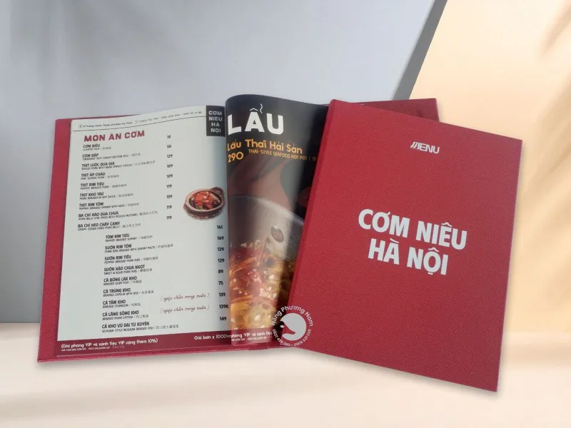 50+ Mẫu Menu Nhà Hàng Đẹp Nhất, Sang, Bền, Thiết Kế Đa Dạng