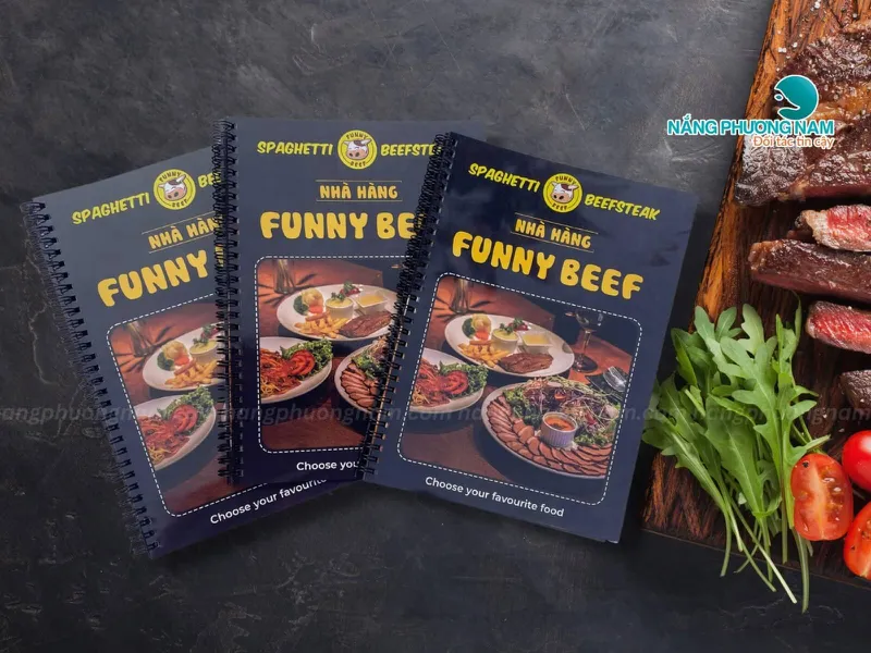  In Menu Giấy Nhựa Chống Nước – Không Lo Rách, Không Bạc Màu