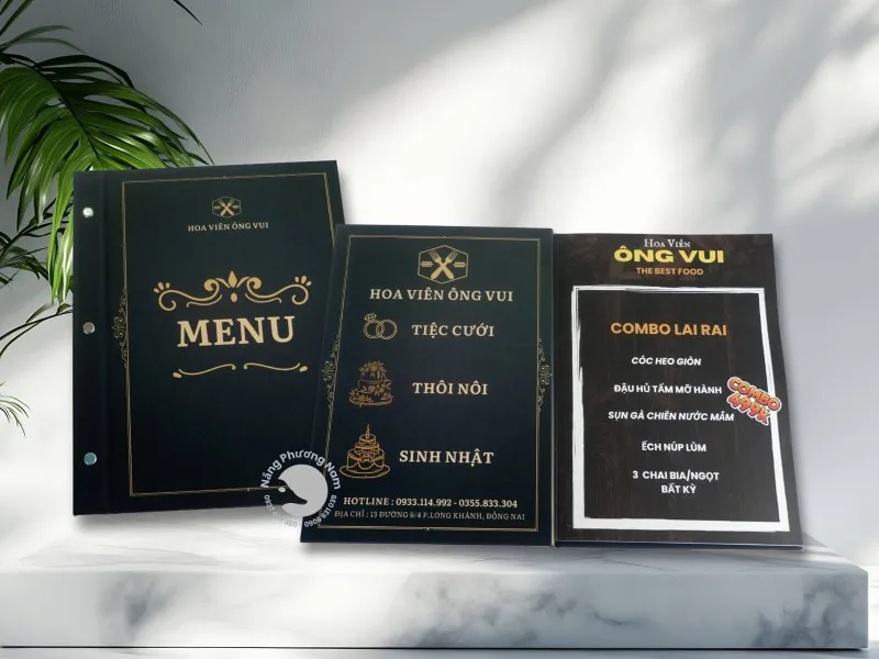 50+ Mẫu Menu Nhà Hàng Đẹp Nhất, Sang, Bền, Thiết Kế Đa Dạng