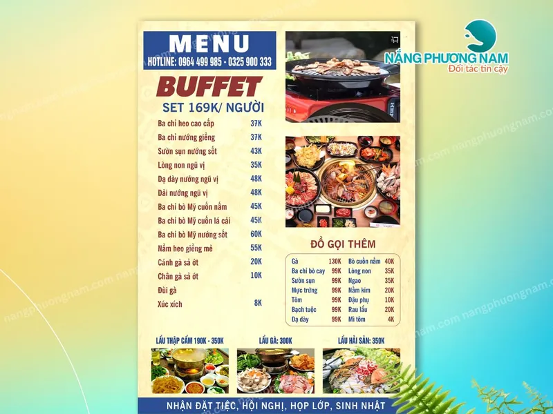 30+ Mẫu Menu Quán Nhậu Hot Nhất – Quán Mới Khai Trương Không Nên Bỏ Qua.