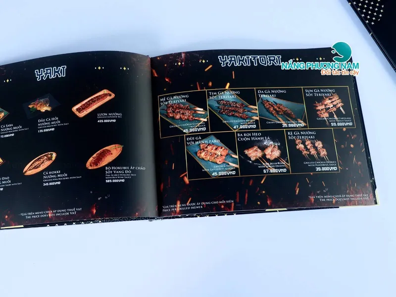 Thiết Kế & In Menu Nhà Hàng Nhật Bản: Chọn đúng kiểu menu để đẹp – bền – dễ chốt món