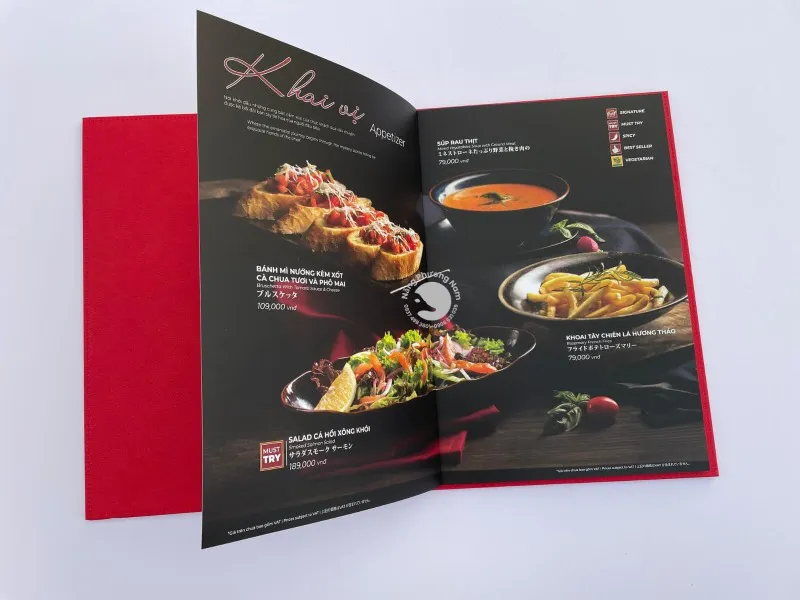 50+ Mẫu Menu Nhà Hàng Đẹp Nhất, Sang, Bền, Thiết Kế Đa Dạng