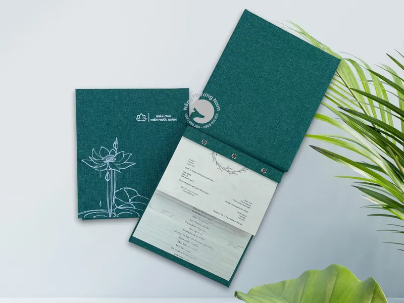Đừng In Menu Nếu Chưa Xem Qua 20+ Mẫu Menu Vải Sang Trọng Này.