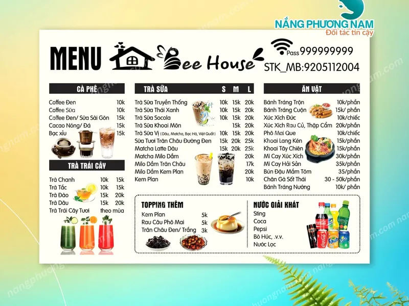 50+ Mẫu Menu Quán Cafe Được Yêu Thích Nhất – Đa Phong Cách, Đa Chất Liệu