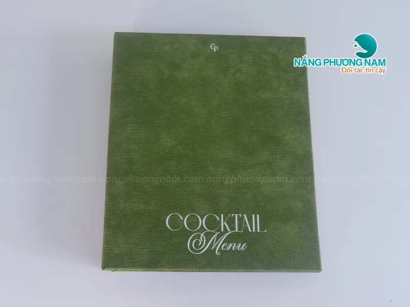 In Menu quán nước đẹp – Thiết kế ấn tượng, bền đẹp, giá hợp lý.