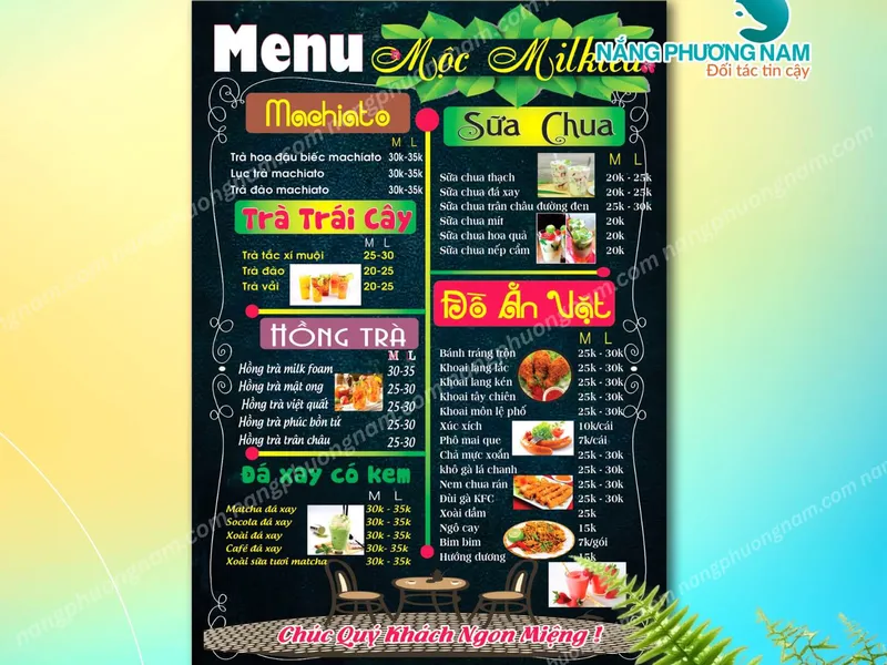 50+ Mẫu Menu Quán Cafe Được Yêu Thích Nhất – Đa Phong Cách, Đa Chất Liệu