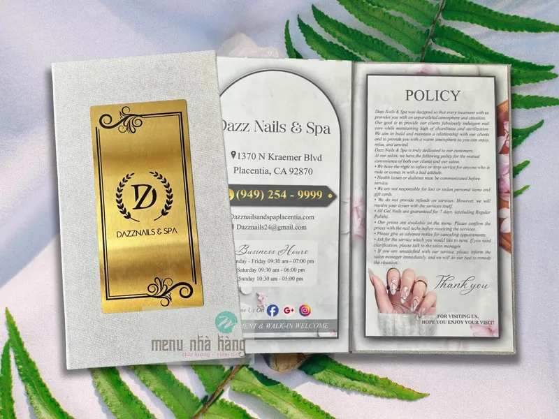 Top 20+ mẫu in menu spa đẹp theo yêu cầu, thể hiện cá tính riêng