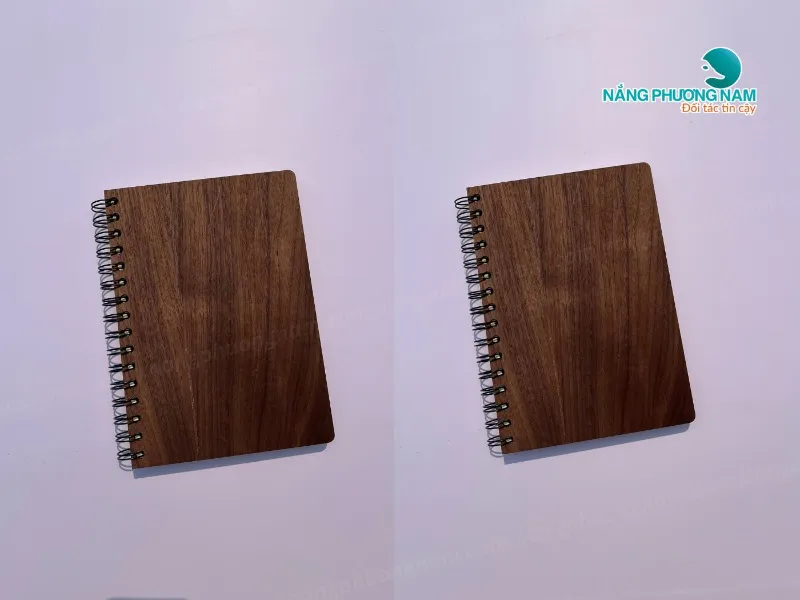 In sổ tay theo yêu cầu - Bìa gỗ bền đẹp, ấn tượng từ cái nhìn đầu tiên