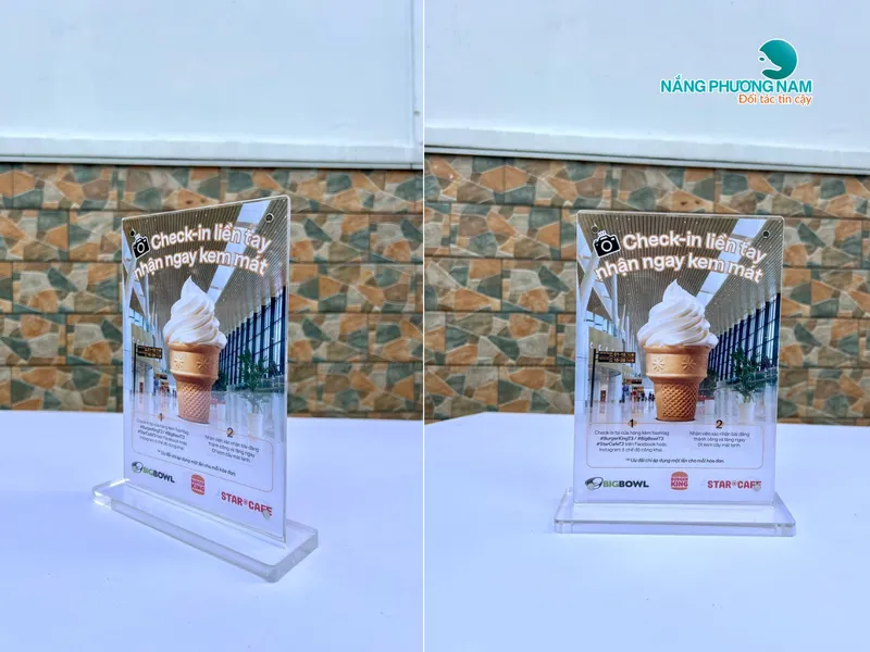 Tent Card A5 – Nhỏ Gọn, Hiệu Quả Cho Mọi Không Gian