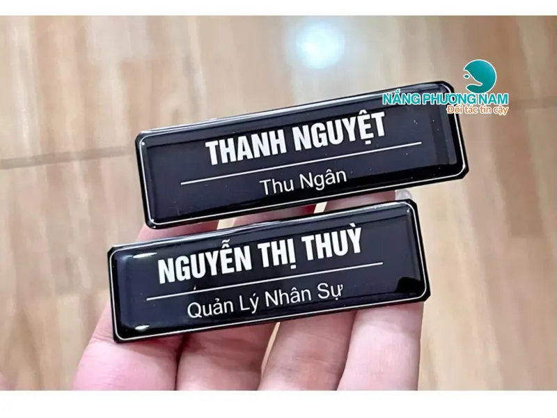 In bảng tên cài áo theo yêu cầu tại Thành Phố Hồ Chí Minh