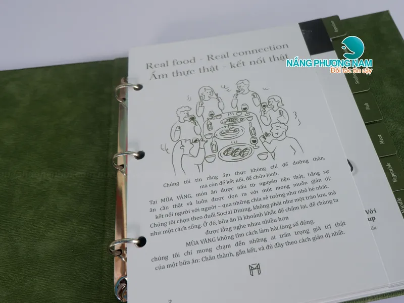 Bộ Sưu Tập Menu Bìa Còng A4 Đa Phong Cách – Dễ Dàng Thay Trang