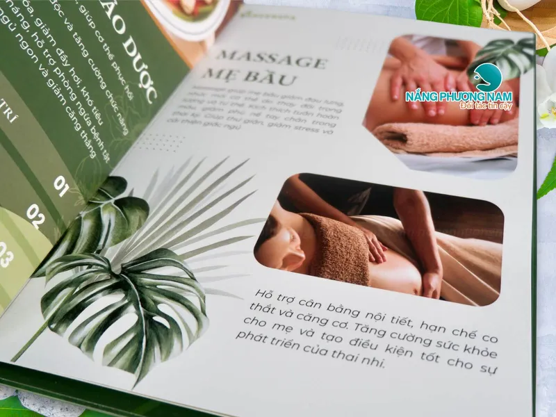 In Menu Dạng Cuốn Cho Ngành Làm Đẹp, Spa, Tiệm Nail – Bền Đẹp, Sang Trọng, Dễ Sử Dụng