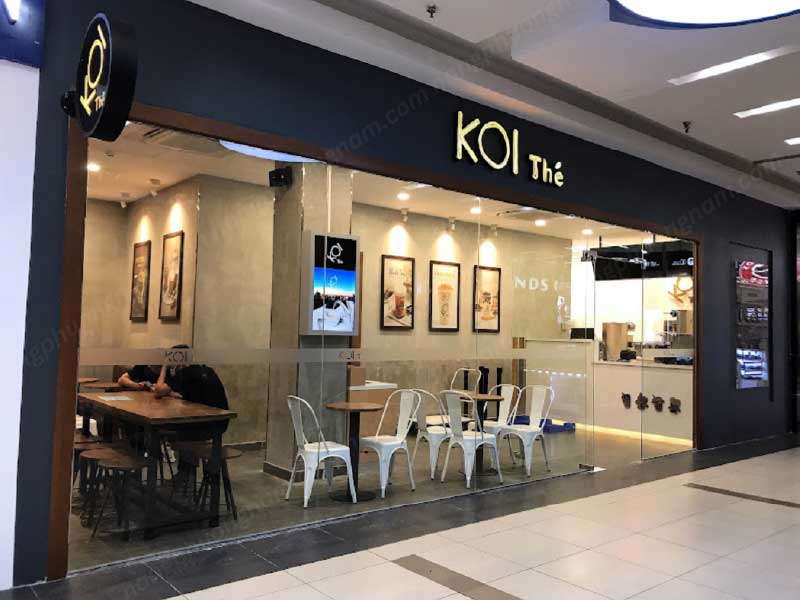 tra-sua-koi-the Bảng hiệu trà sữa KOI Thé