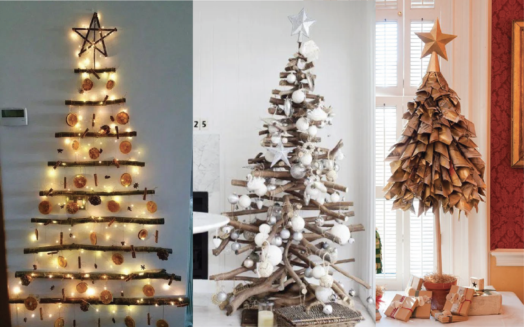 trang trí Noel nhà hàng bằng gỗ và giấy trang trí Noel nhà hàng bằng gỗ và giấy