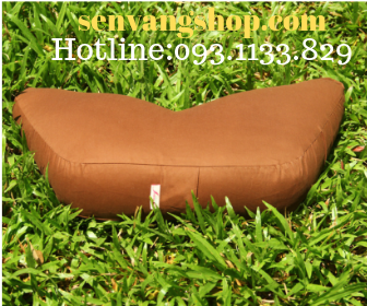 Bồ đoàn ngồi thiền chữ V màu nâu Bồ đoàn ngồi thiền chữ V màu nâu