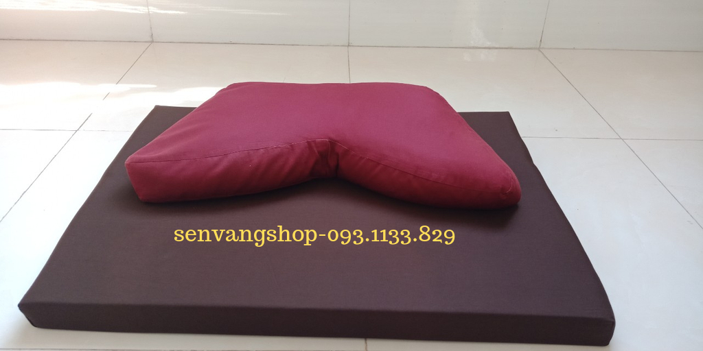 Đệm ngồi thiền vỏ đậu Đệm ngồi thiền vỏ đậu