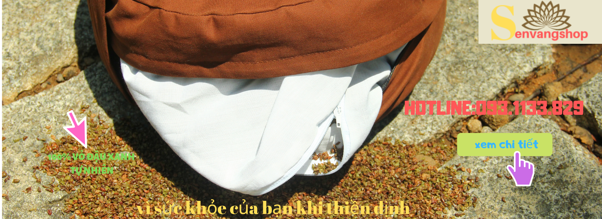 Gối ngồi thiền trụ tròn có 2 lớp áo Gối ngồi thiền trụ tròn có 2 lớp áo