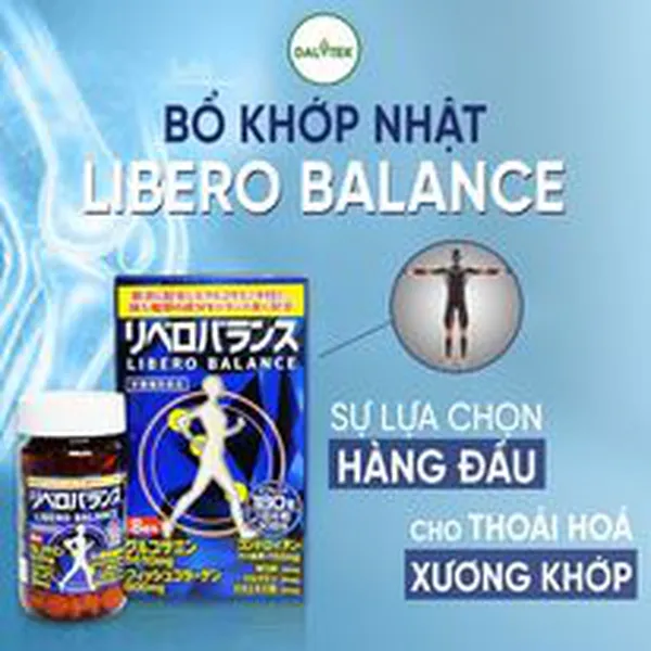 Bổ khớp Nhật Libero Balance , nhập khẩu Nhật Bản, hộp 180 viên.  Bổ khớp Nhật Libero Balance , nhập khẩu Nhật Bản, hộp 180 viên.