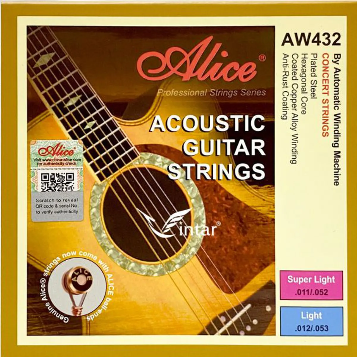 Dây Đàn Guitar Acoustic Alice AW432