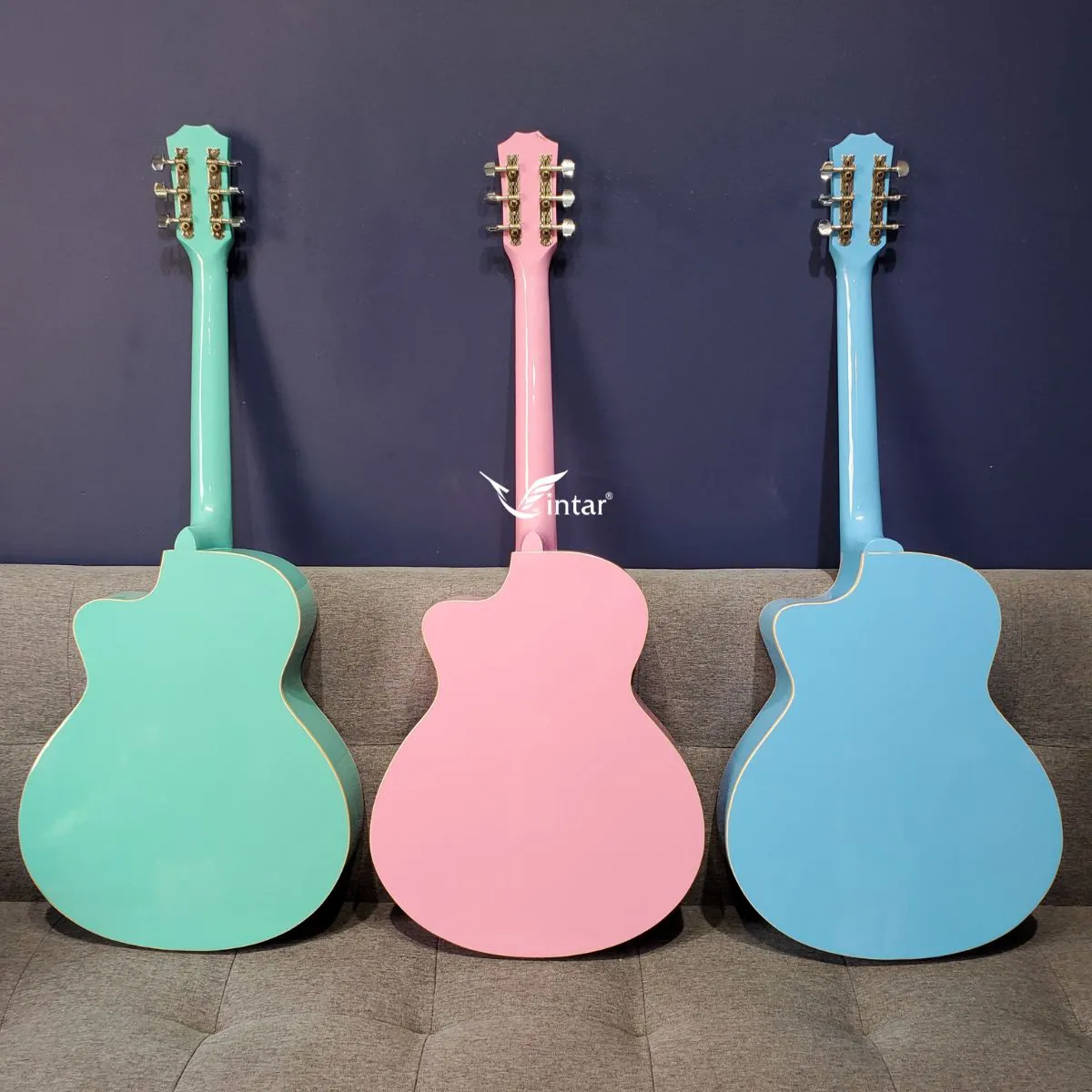 A1CL - ĐÀN GUITAR ACOUSTIC MÀU SẮC