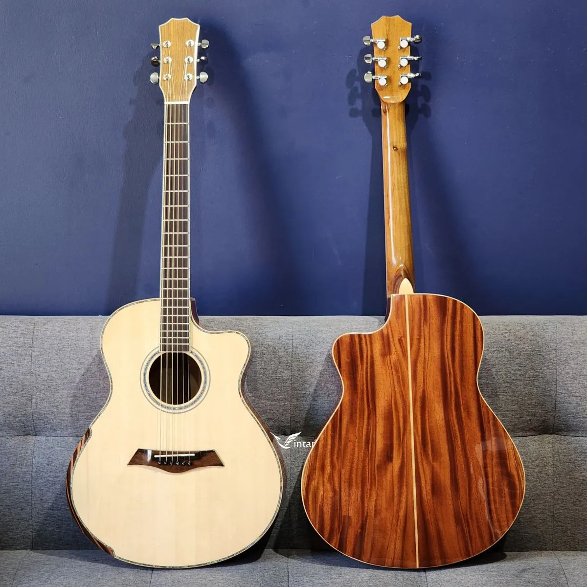 A4V - ĐÀN GUITAR ACOUSTIC GỖ HỒNG ĐÀO CAO CẤP